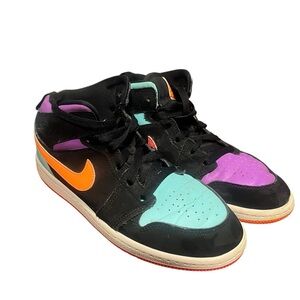 Nike Air Jordan 1 MID Candy Colorful Shoes Youth Size 3